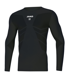 JAKO Comfort 2.0 langarm Schwarz F08