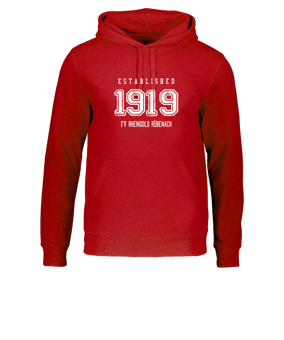 Merch Drummer 2.0 Hoody Red | #established