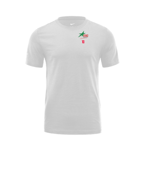 T-shirt Nike Park 20 Blanc noir F100 