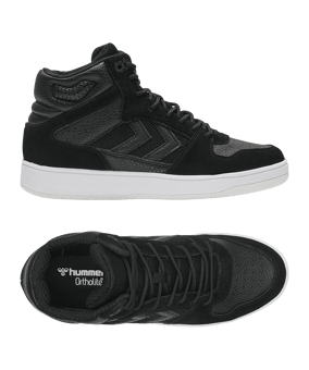 Hummel St Power Play Mid Sneaker Schwarz F2001 - schwarz