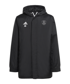 adidas Entrada 22 Stadium Jacke Kids Schwarz