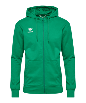 Hummel Go 2.0 Chevron Kapuzenjacke Grün F6235 - gruen