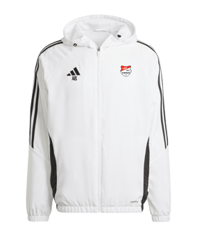 adidas Tiro 24 Windbreaker Weiss Schwarz