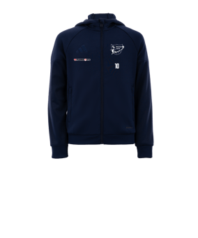 adidas Tiro 25 Travel Kapuzenjacke Kids Blau