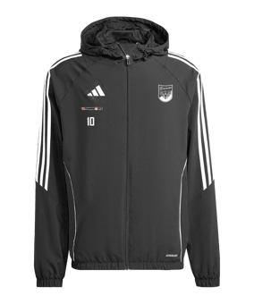 adidas Tiro 24 Windbreaker Schwarz Weiss