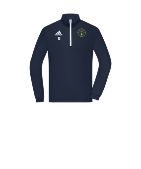 Sweatshirt à col zippé mi-haut enfant adidas Entrada 22 Bleu