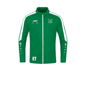 JAKO Power Polyesterjacke Kids Grün Weiss F200
