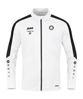 JAKO Power Polyesterjacke Kids Weiss Schwarz F000