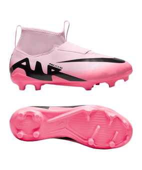 Nike Jr Air Zoom Mercurial Superfly IX Academy FG/ MG Mad Brilliance Kids Rot Schwarz F601 - rot