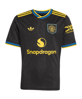 adidas Manchester United Trikot 3rd 2025/2026 Kids Schwarz - schwarz