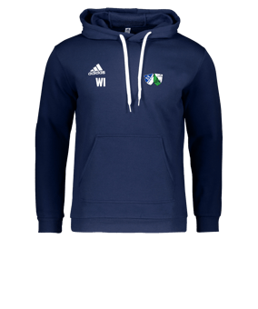 adidas Entrada 22 Hoody Blau