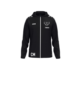 JAKO One Kapuzenjacke Kids Schwarz F800