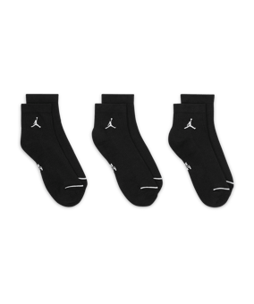 Jordan Everyday Ankle Socken 3er Pack Schwarz F010 - schwarz