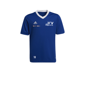 adidas Entrada 22 Trikot Kids Blau Weiss