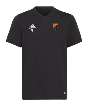 adidas Entrada 22 T-Shirt Kids Schwarz