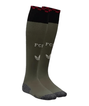 adidas FC Bayern München Strumpfstutzen 3rd 2025/2026 Grün - gruen