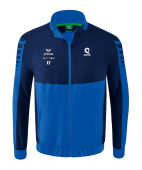 Erima Six Wings Präsentationsjacke Kids Blau