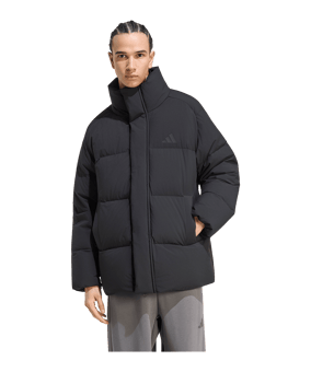 adidas Helionic Down Puffer Mid-Length Giacca Nero - nero