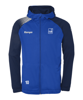 Kempa Kapuzenjacke Kids Blau F49