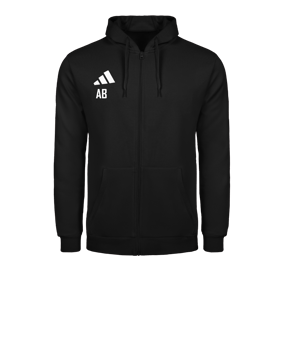 adidas Entrada 26 Kapuzenjacke Schwarz