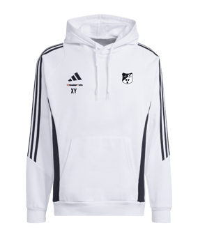 adidas Tiro 24 Hoody Weiss Schwarz