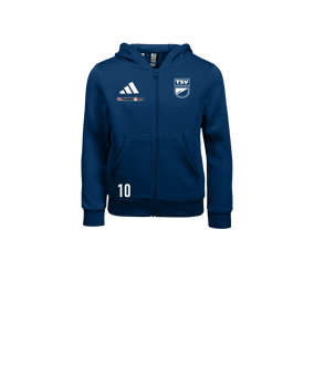 adidas Entrada 26 Kapuzenjacke Kids Blau (Baumwolle)