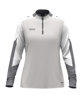 JAKO Dynamic Ziptop Sweatshirt Damen Grau F837 - grau