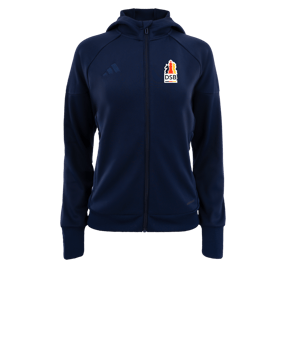 adidas Tiro 25 Travel Kapuzenjacke Damen Blau