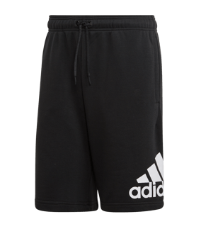 adidas MH BOS Short Schwarz Weiss - schwarz