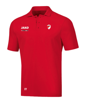 JAKO Base Poloshirt Rot F01