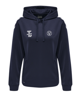 Hummel hmlCORE XK Poly Hoody Damen Blau F7026