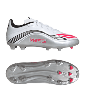adidas F50 Messi League FG/MG PRESTIG10 Kids Weiß - weiss