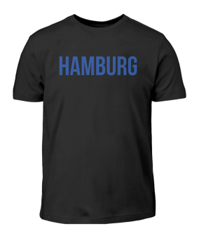 Kids T-Shirt "Hamburg" Schwarz - schwarz