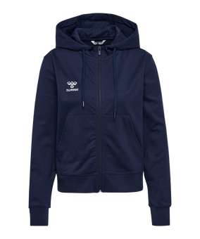 Hummel GO 2.0 Kapuzenjacke Damen Blau F7026 - blau