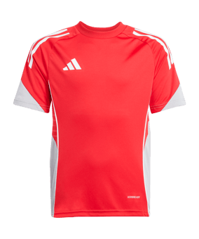 adidas Tiro 25 Competition Trikot Kids Rot Grau - lila