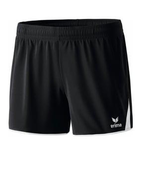 Erima 5-Cubes Short Damen Schwarz Weiss - schwarz