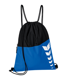 Erima Six Wings Gymsack Blau Schwarz - blau