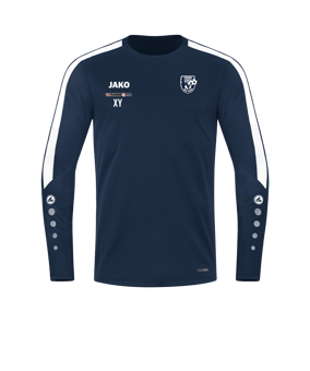 JAKO Power Sweatshirt Blau Weiss F900