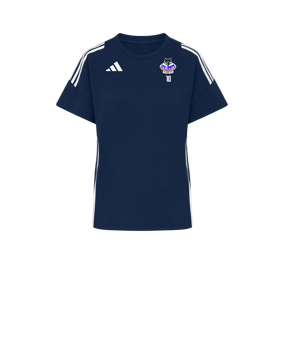 adidas Tiro 24 t-shirt femmes bleu blanc 