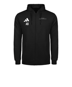 adidas Entrada 26 Kapuzenjacke Schwarz