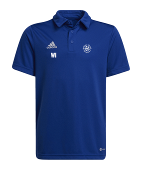 adidas Entrada 22 Poloshirt Kids Blau