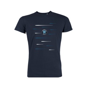 Merch Creator 2.0 T-Shirt Navy Blue | #lines
