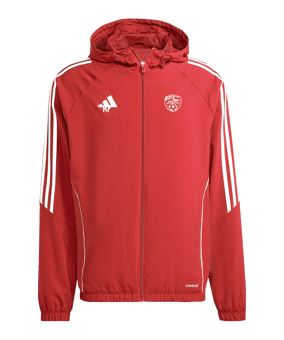adidas Tiro 24 Windbreaker Rot Weiss