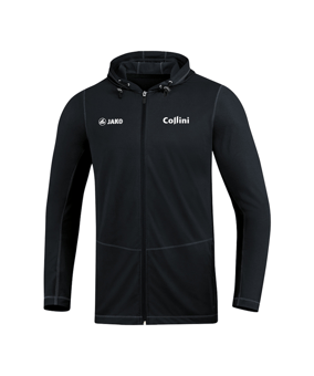 JAKO Run 2.0 Kapuzenjacke Running Schwarz F08
