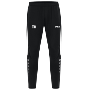 JAKO Power Trainingshose Schwarz Weiss F802