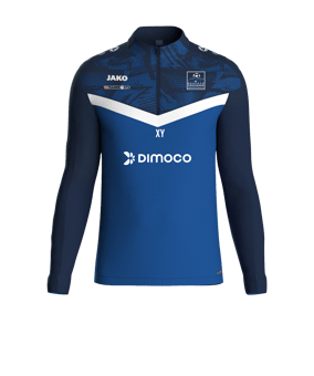 JAKO Iconic HalfZip Sweatshirt Blau F403