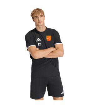 adidas Entrada 26 T-Shirt Schwarz