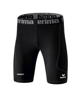 Erima Elemental Tight kurz Kids Schwarz