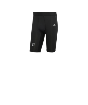 adidas Techfit Aeroready Tight Short Schwarz