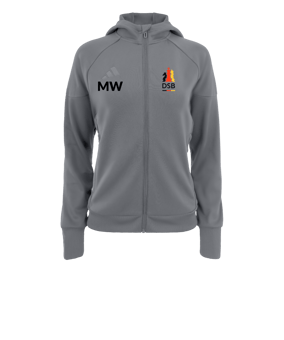 adidas Tiro 25 Travel Kapuzenjacke Damen Grau